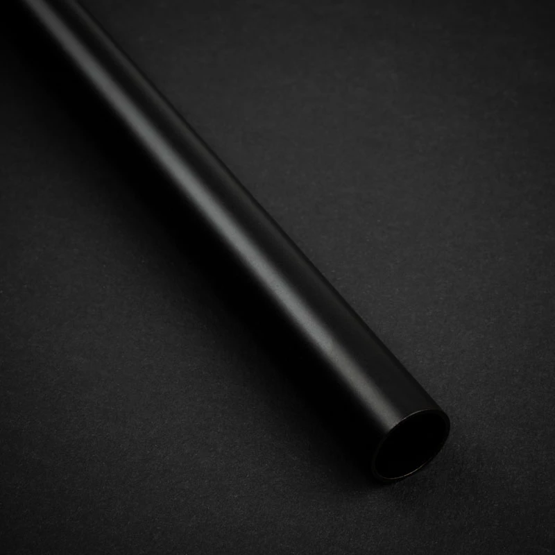 Hardtubing 14 mm AD, 500 mm — BitsPower Bitspower None Chamfer Messing, kohlenschwarz