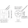 Hikvision DS-1473ZJ-135 Sicherheitskamerazubehör Leuchte