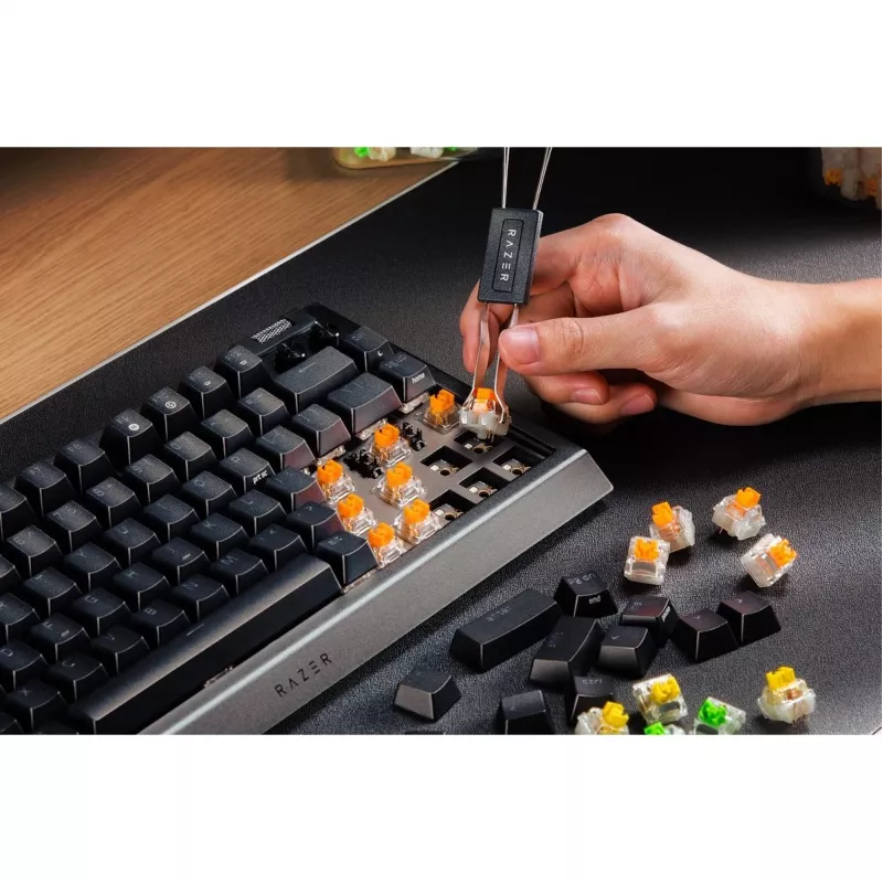 Tastatur Razer SchwarzWidow V4 Gaming USB QWERTY US English Schwarz