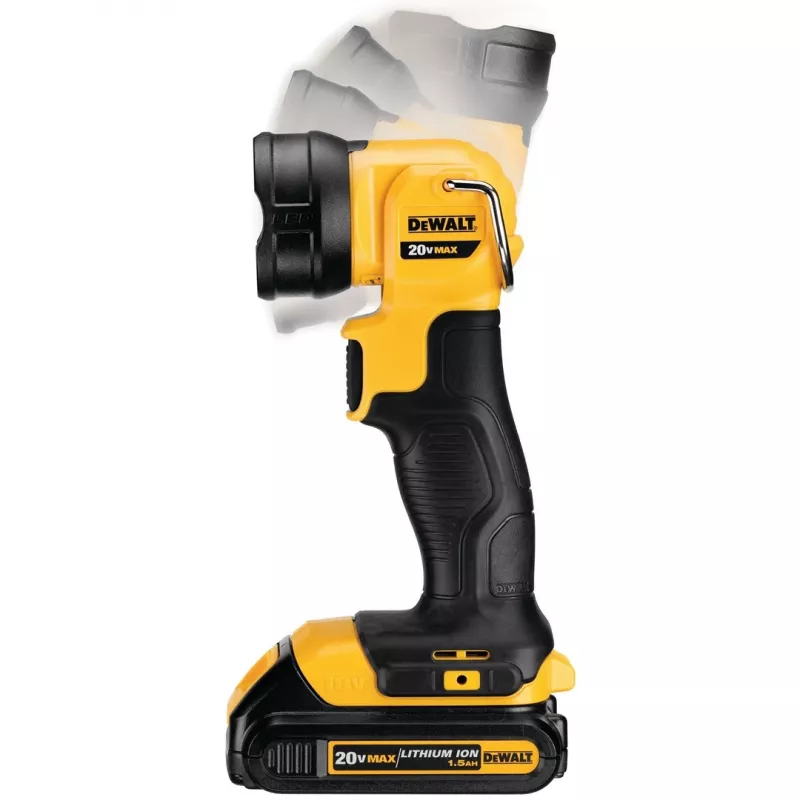 Dewalt 18V XR Li-Ion Akku-LED-Schwenkleuchte - Basiseinheit