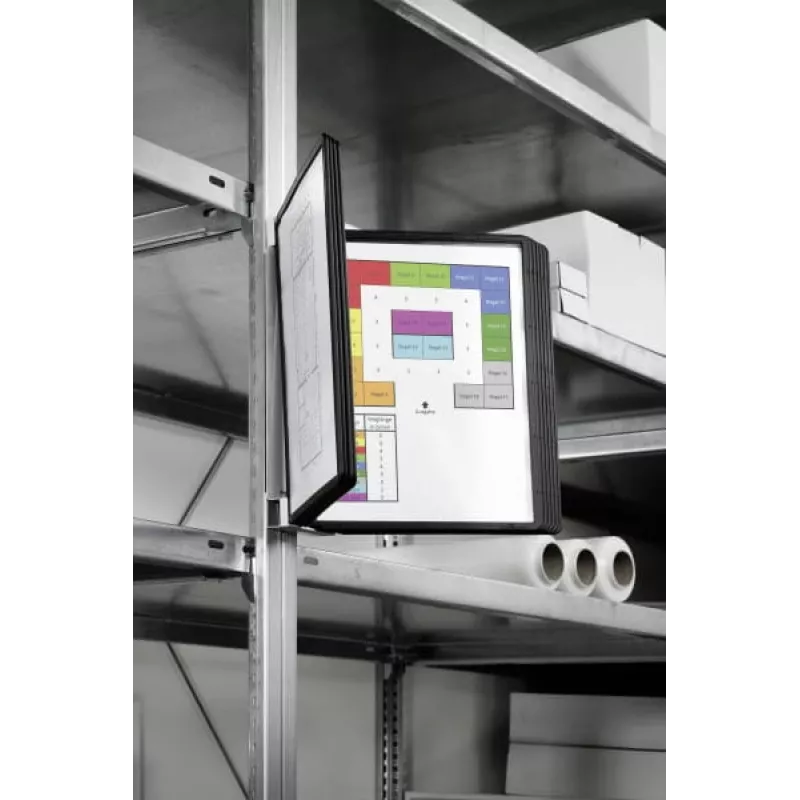 Dokumenten-Display-Karussell Wand Hochformat A4 Durable VARIO