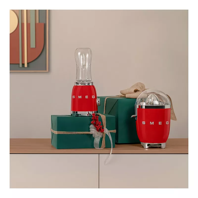 Elektrische Zitruspresse Smeg CJF11RDEU 70 W Rot Edelstahl