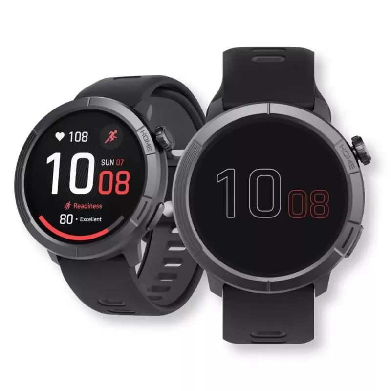 Stelio Armbanduhr STSWA102BT Activ Pro GPS 46 mm Schwarzes Titangehäuse