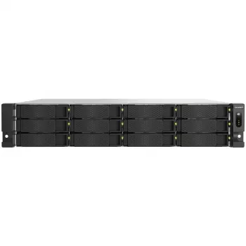 QNAP TS-H1277AXU-RP NAS Rack (2U) AMD Ryzen™ 5 16 GB DDR5 0 TB QuTS hero Schwarz