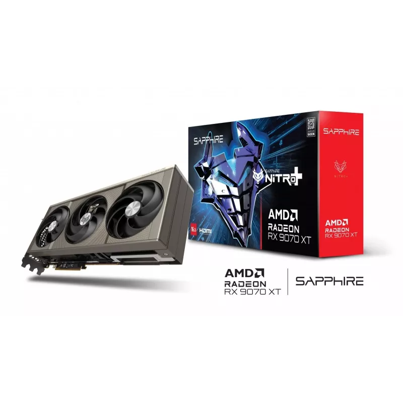 Sapphire Grafikkarte Radeon RX 9070 XT, 16 GB GDDR6, PCIe 5.0, 256-Bit, 330W TDP