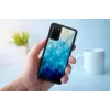 Schutzhülle iKins für Samsung Galaxy S20+ — blue lake Schwarz finish