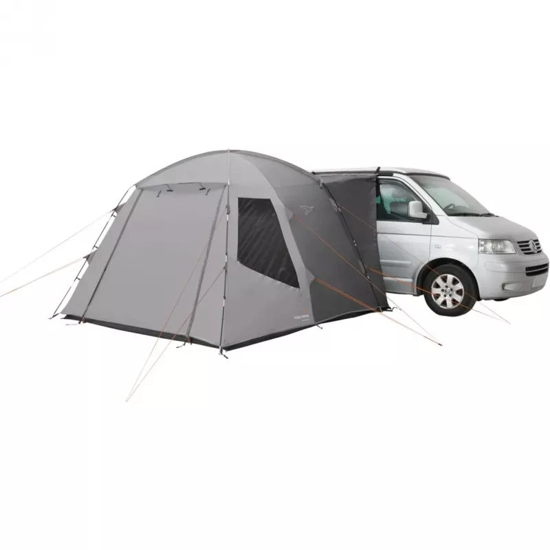 Seitenmarkise easy camp 120504 — abnehmbarer Polyester-Boden, Fiberglasstangen, Höhe 2050 mm, Gewicht 7,6 kg