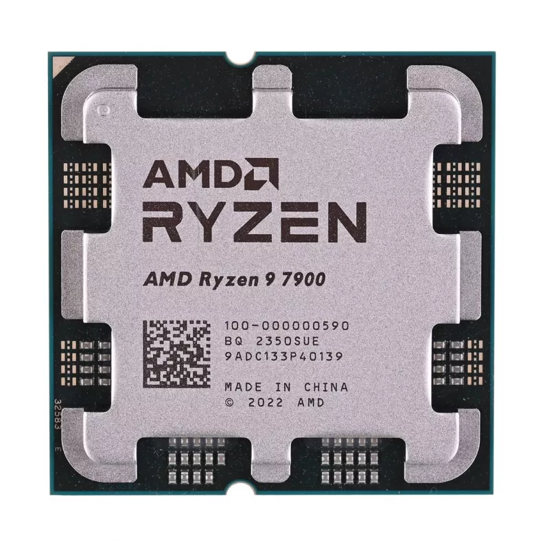 Prozessor AMD Ryzen 9 7900 12C/24T, 3,7-5,4 GHz, 64 MB, 65 W, AM5