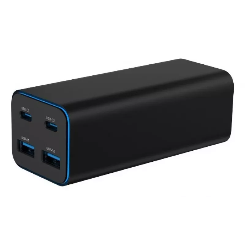 Gembird TA-UC-2A2C-PD100-01-BK Ladegerät für Mobilgeräte Laptop, Smartphone Schwarz AC Schnellladen Indoor