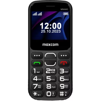 Maxcom Comfort MM443 S Nabjacou Stanicou ierna/schwarz