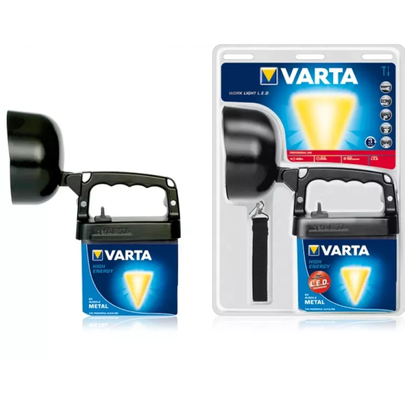 Handtaschenlampe Varta 18660101421 LED 4W 190lm Schwarz Blau