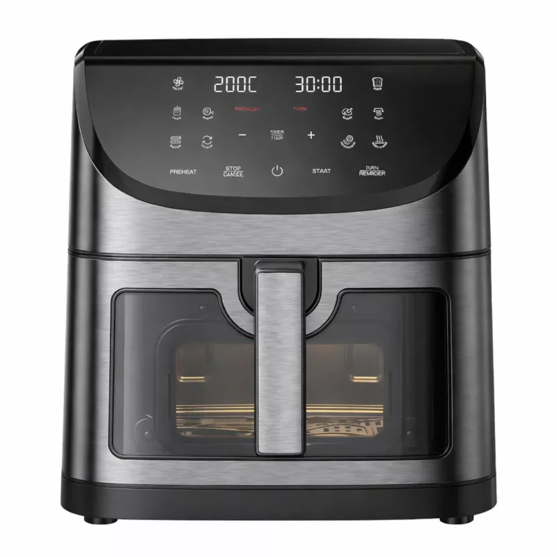 Extralink Heißluftfritteuse Air Fryer ölfrei 8L 1800W 200 Stopp