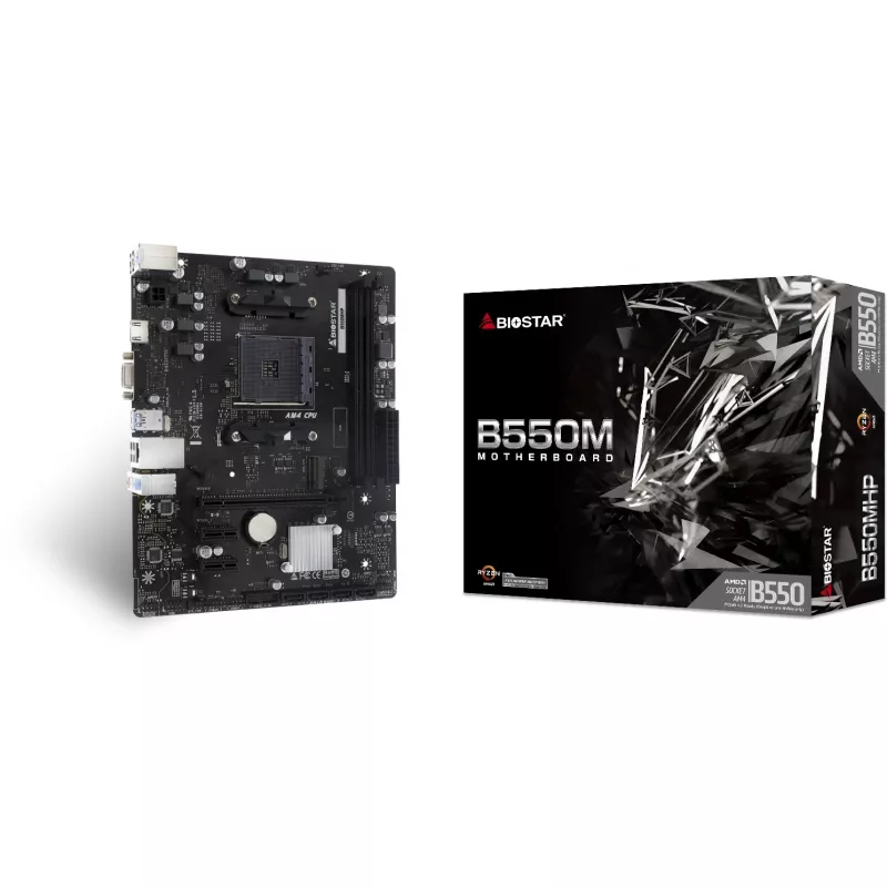 Biostar B550MHP Motherboard AMD B550 Sockel AM4 Micro ATX