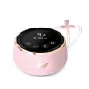 Elektrische Milchpumpe neno Bella Twin – elektronisch, 150 ml Flaschen, 6 Stimulations- / 9 Saugstufen, USB Li‑Ionen‑Akku, rosa/transparent