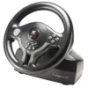 Lenkrad + Pedale Subsonic SV200 Schwarz Grau USB 180°-Rotation