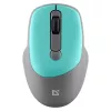 Kabellose Maus DEFENDER Silent Click C Mint 52294 — beidhändig, 1600 DPI, 2,4 GHz Nano-USB
