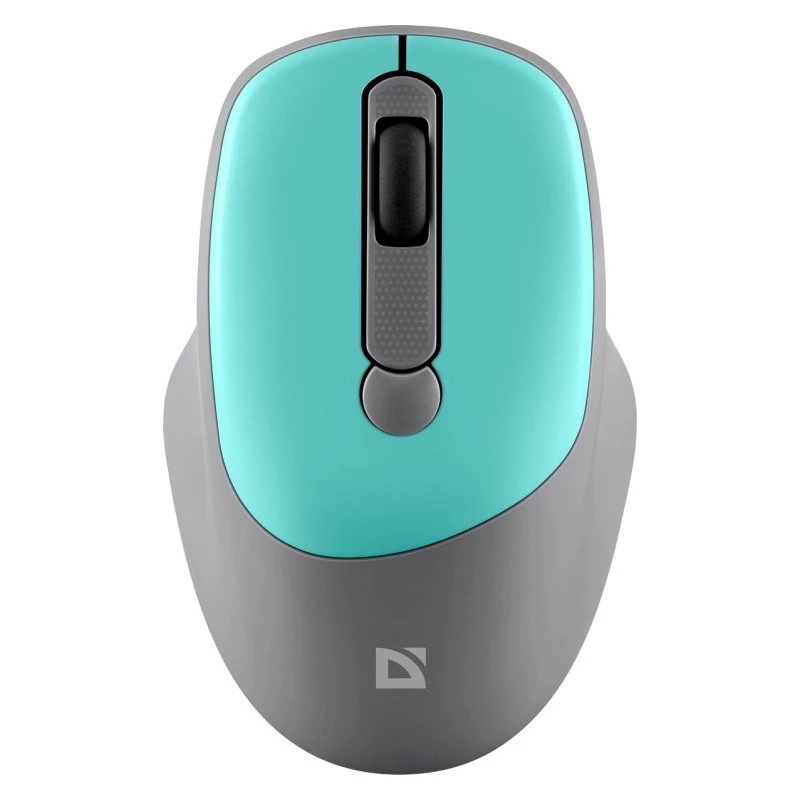 Kabellose Maus DEFENDER Silent Click C Mint 52294 — beidhändig, 1600 DPI, 2,4 GHz Nano-USB