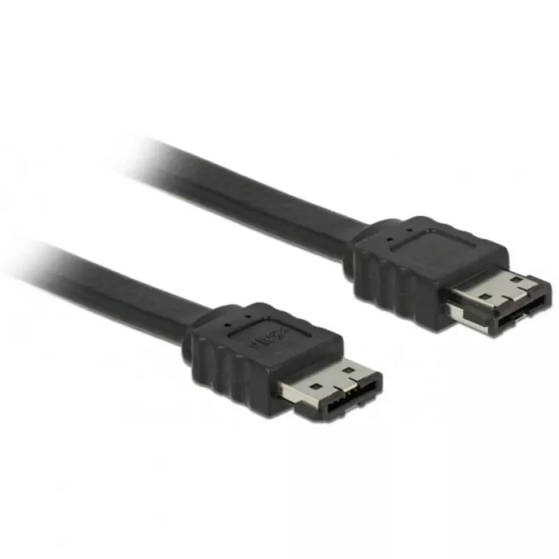 SATA-Kabel DeLOCK 85641 2 m eSATA Schwarz