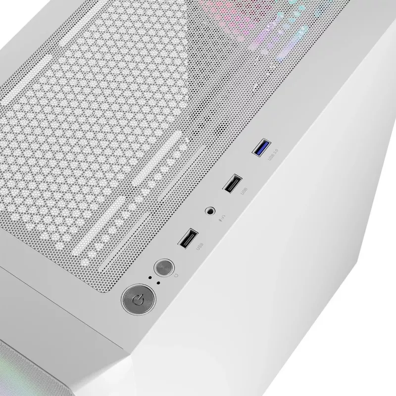Logic PORTOS ARGB MINIDI USB 3.0 Gehäuse Weiß