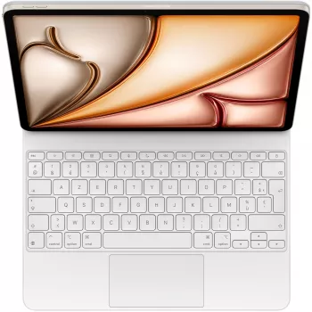 Magic Tastatur für iPad Air 13 Zoll M3 – Französisch – Weiß