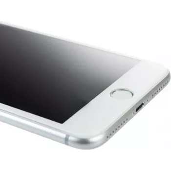 Tucano Temperglas 3D - Bildschirmschutz für Handy - 3D - Glas - Rahmenfarbe Weiß - für Apple iPhone 7, 8