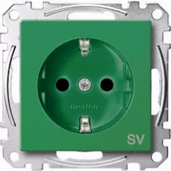 Steckdose Merten MEG2300-0304 Grün