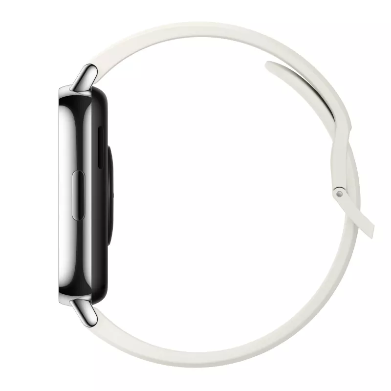 Smartwatch Xiaomi Redmi Watch 5 Lite — 1,96 Zoll AMOLED, GPS, 470 mAh, Goldgehäuse, Weißes TPU-Armband