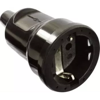AS SCHWABE PVC-Kupplung 16A, 250V zuverlässige Version schwarz (62225)