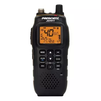 President Jerry ASC AM/FM CB tragbares Radio Schwarz