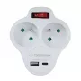 Esperanza ELK311W Elektrischer Splitter 2 GN. USB-C USB-A EIN. Weiß