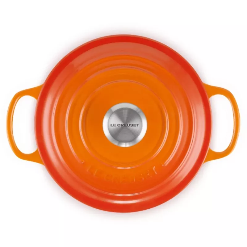 Le Creuset Signature Bräter rund 18 cm vulkanisch