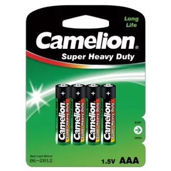 Einwegbatterie Camelion R03P-BP4G AAA Zink-Kohle