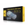 Netzwerkkabeltester GEMBIRD NCT-31 — Durchgangsprüfer mit LCD, Unterstützung für RJ-11/RJ-12/RJ-45, schwarz