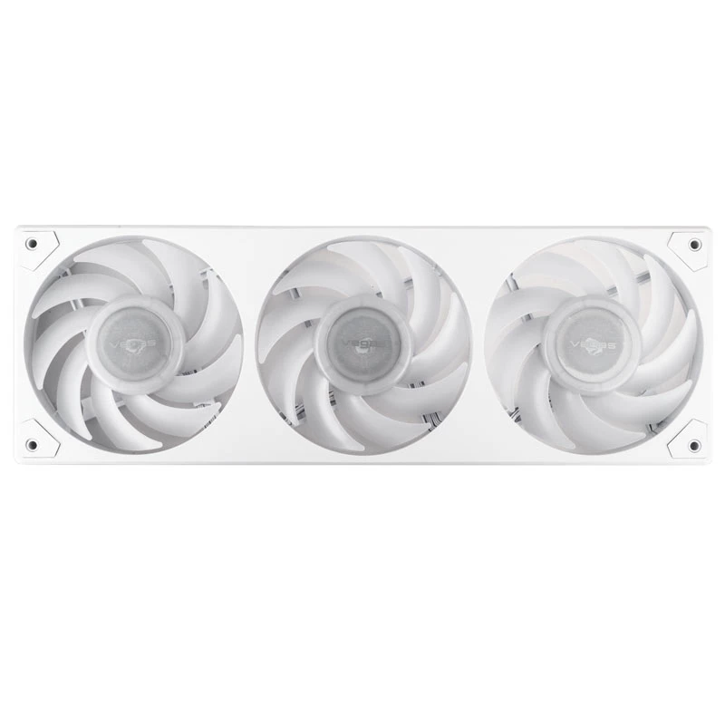 AKASA Vegas A36 120mm ARGB Gehäuselüfter - Weiß (3er-Pack)