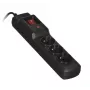 Activejet COMBO 3GN 5M schwarze Steckdosenleiste mit Kabel