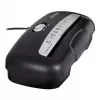 Activejet ASH-0601S Aktenvernichter, P-2, 10 l, 6 mm Streifen, 6 Blatt, Schwarz.