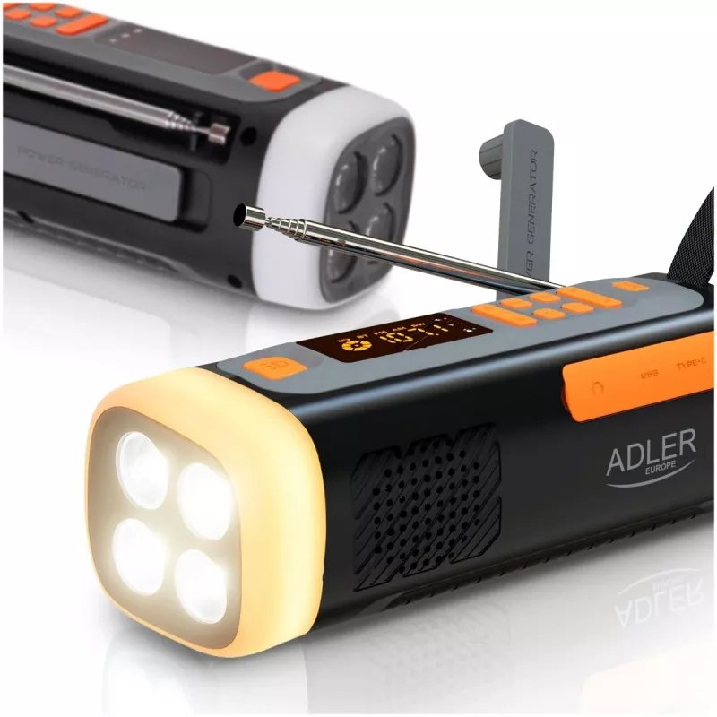 ADLE AD1920 Notfallradio mit Solarenergie