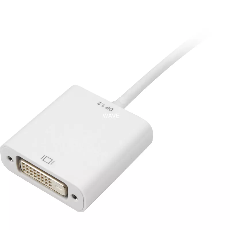 Sharkoon Kabeladapter Mini DisplayPort -> DVI 15cm Weiß