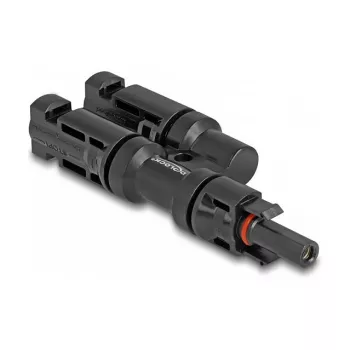 Solar-Steckverbinder DeLOCK DL4 1 Buchse auf 2 Stecker schwarz