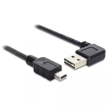USB-Kabel DeLOCK 85175 USB 2.0 0,5m USB A Mini-USB B Schwarz