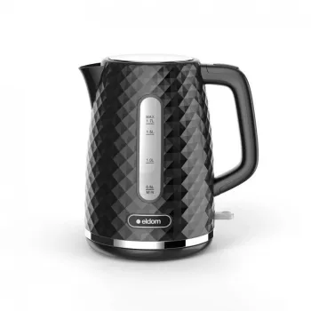 NELO Wasserkocher, 1,7 l Fassungsvermögen, 2000 W, schwarz