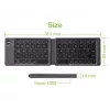 Bluetooth 3.0 faltbare kabellose Tastatur