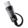 Baseus Gem USB A auf USB C Schnellladekabel 2 m 100 W Schwarz