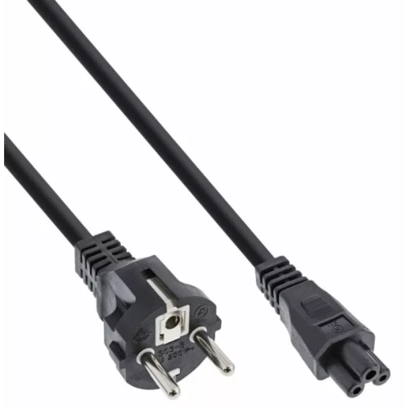 HP 213350-001N Stromkabel Euro CEE 7/4 auf C5 1,8 m, Schwarz