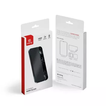 Hybridglas-Displayschutz Crong für iPhone 15 CRG-NANO-IP61 9H Härte kratzfest