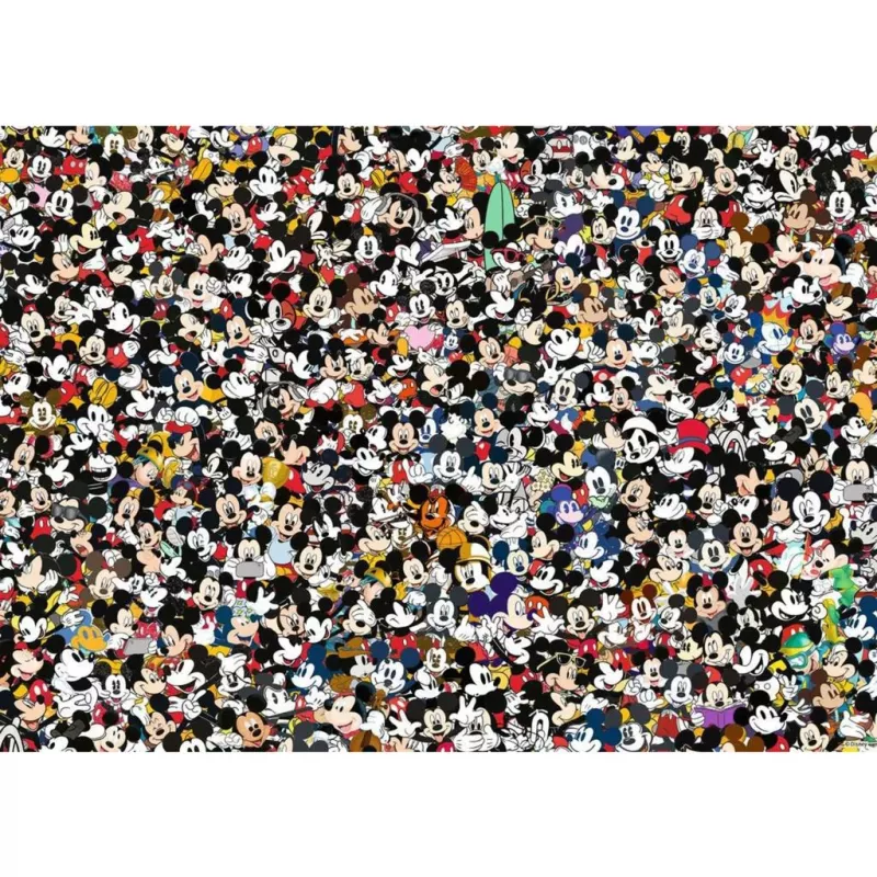 Puzzle Ravensburger 12000529 — 1000 Teile, Mickey Maus Cartoons, 700×500 mm, ab 14 Jahren