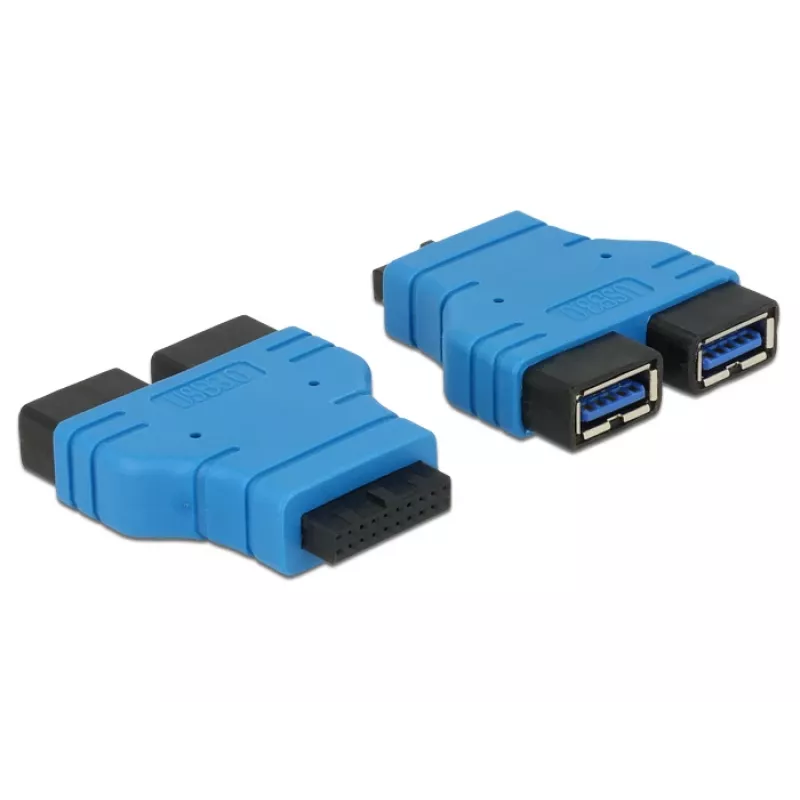 USB 3.0 Hub DeLOCK 65670 Schwarz Blau