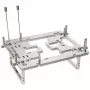 Mini-Banktischgehäuse Streacom BC1 Mini V2 silber — kompakter Open-Frame-Rahmen