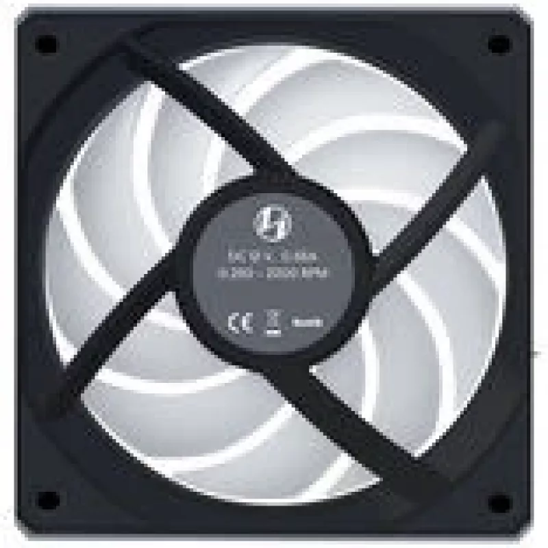 120mm Lian Li UNI FAN CL Wireless Reverse Schwarz – Modell 12RCL1W1B, magnetischer Anschluss, modulares RGB