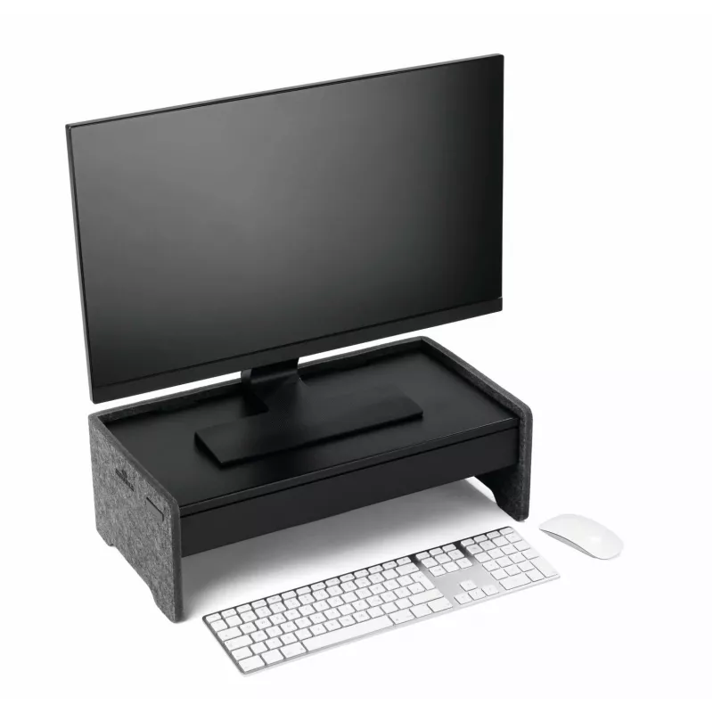 Schublade Durable 508201 Monitorhalterungs-Zubehör Schwarz Metall 468 mm Breite 221 mm Tiefe 53 mm Höhe